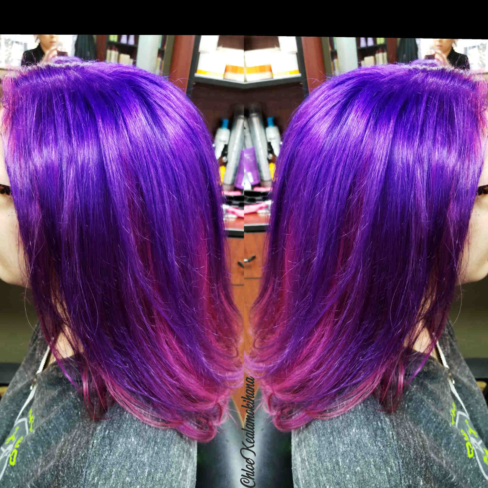 purple hair